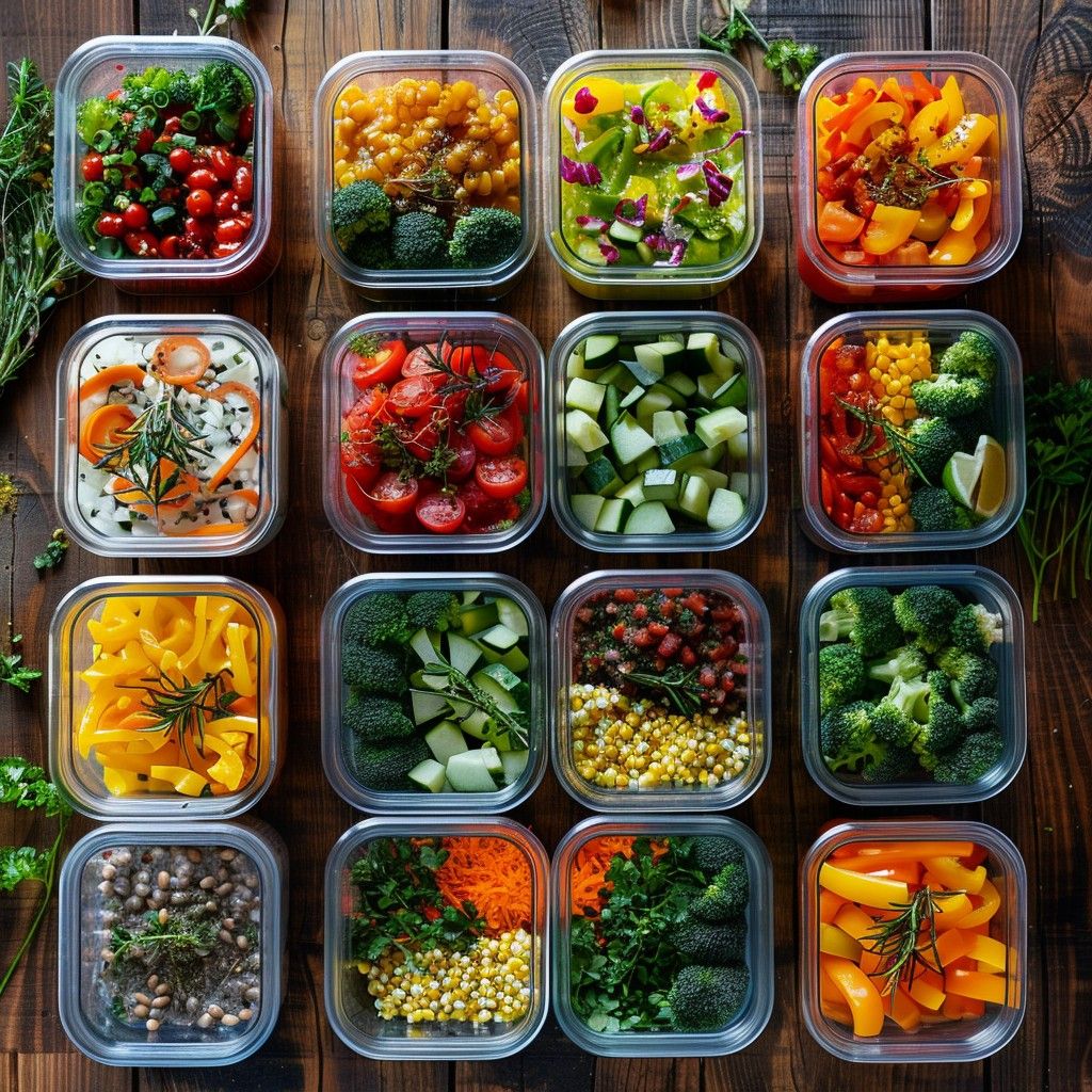 Abstract balanced shapes suggesting weekly rhythm